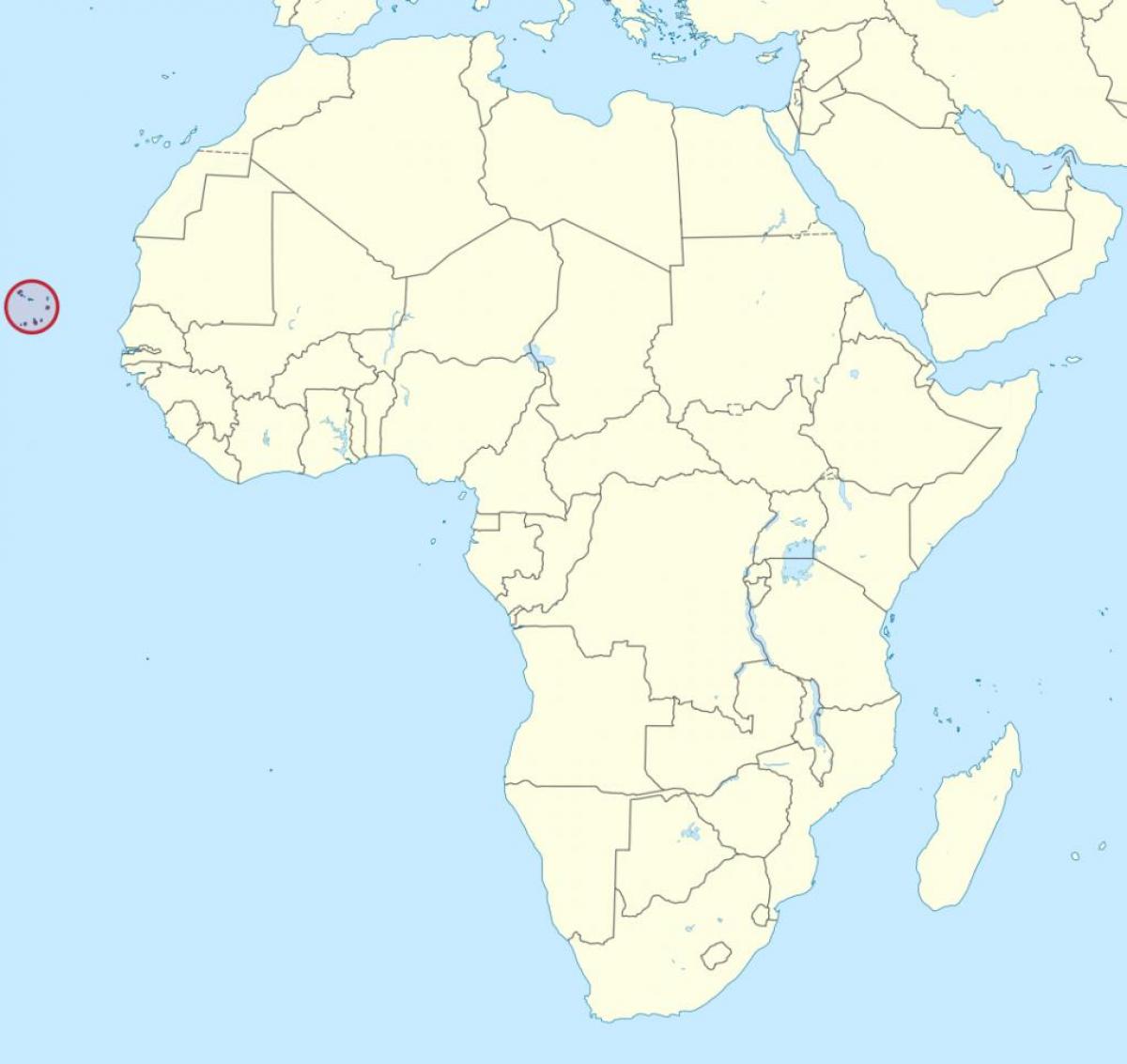 Kabo Verde africi mapu