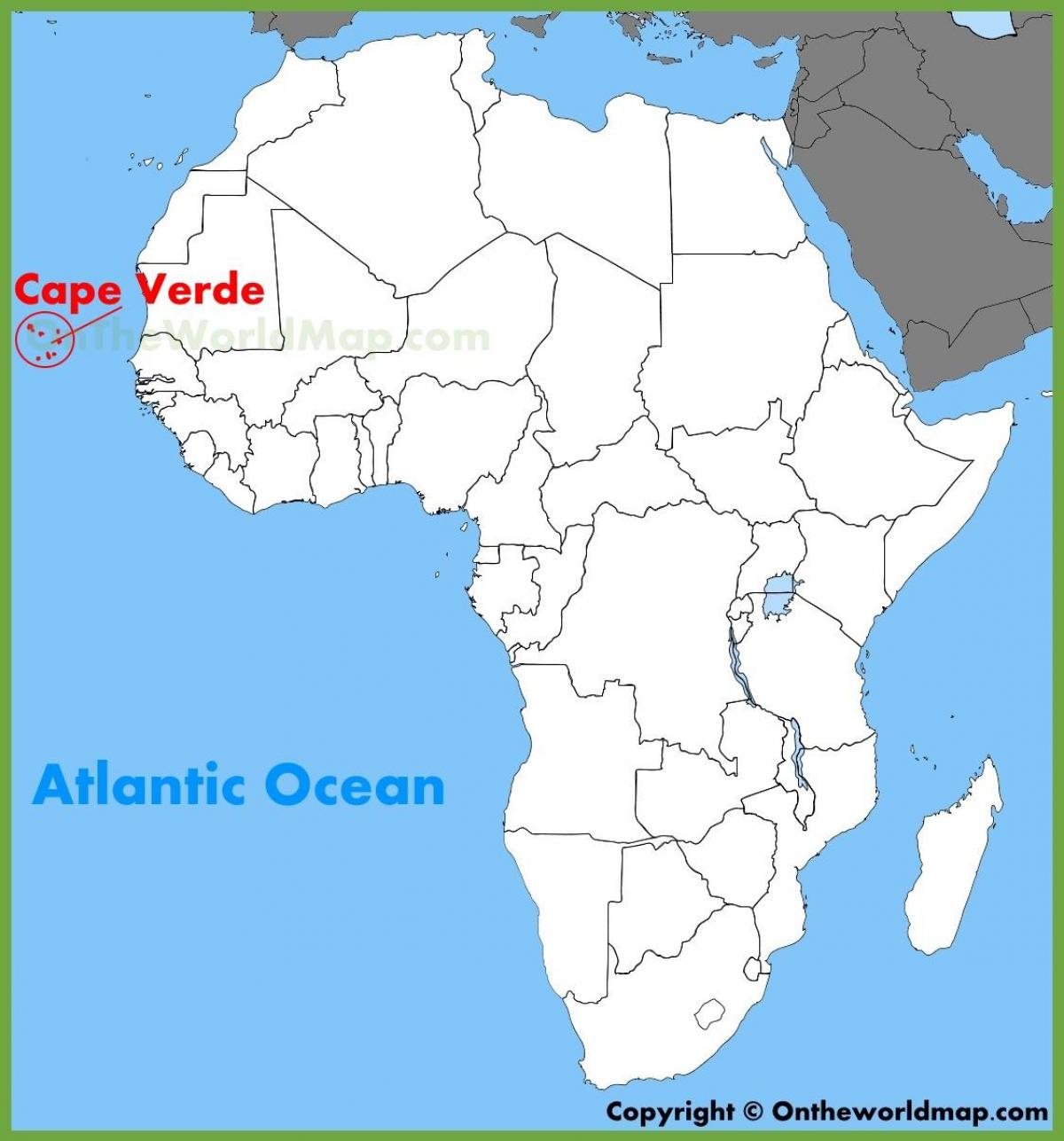 sal Cabo Verde mapu