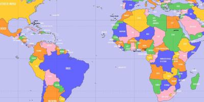 Cape Verde lokaciju na svijetu mapu